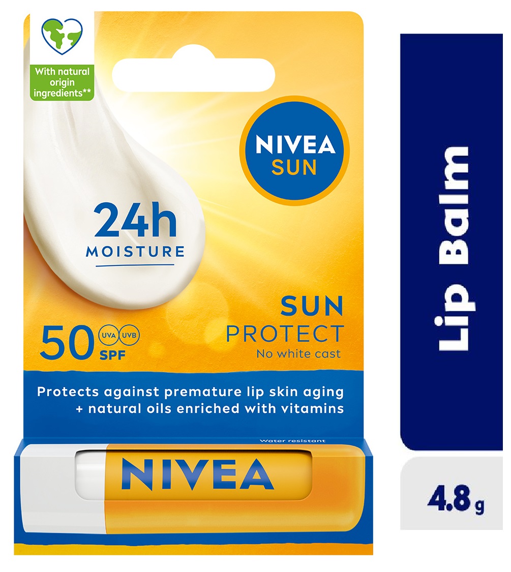 Nivea Lipcare Sun Protect Ant-Age Spf50 4.8G